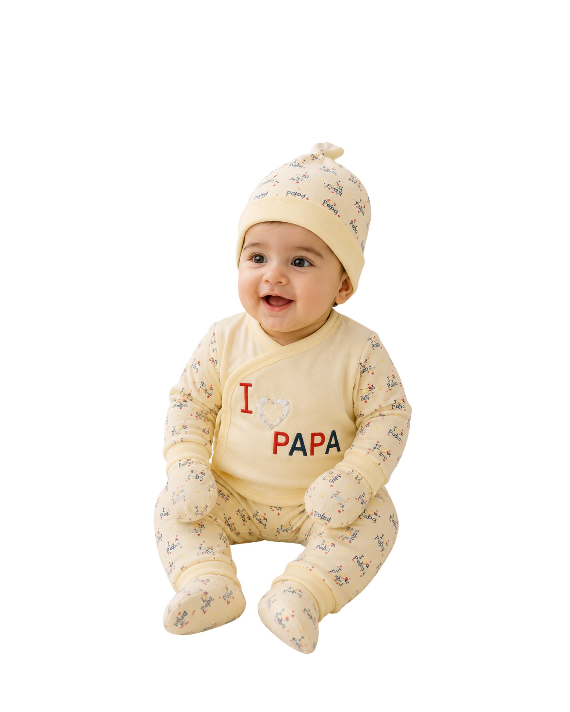 117 Newborn Cotton Baby Suit - Image 1