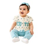 Baby Girl Cotton Dress Set