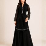 Hijar Black Silk Maxi Dress