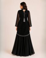 Hijar Black Silk Maxi Dress - Image 2