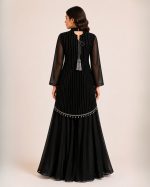 Hijar Black Silk Maxi Dress - Image 2