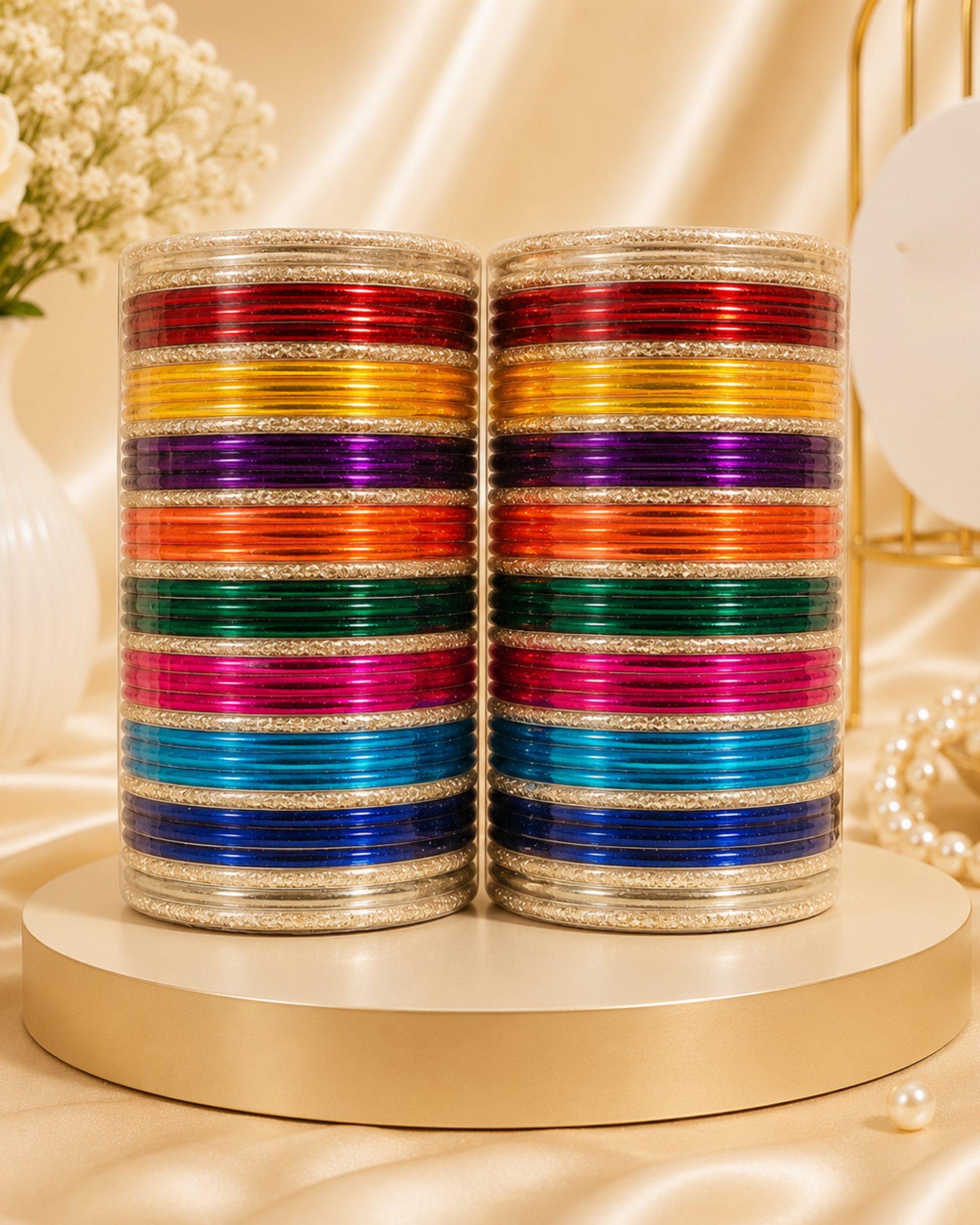 195 Premium Traditional Bangles Set - Image 1