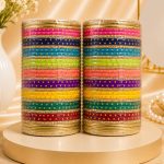 Colorful Fancy Bangles Set
