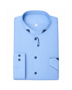 Men's Premium Sky Blue Shalwar Kameez - Image 2