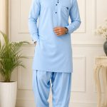 Men's Premium Sky Blue Shalwar Kameez
