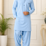 Men's Premium Sky Blue Shalwar Kameez