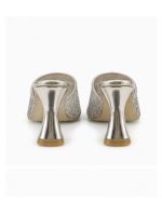 Rhinestone Block Heel Slides - Image 3