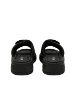 Cross Strap Comfort Slides – Black - Image 3