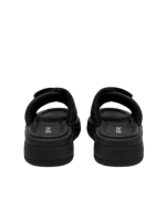Cross Strap Comfort Slides – Black - Image 3