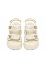 Double Strap Comfort Sandals – Ivory