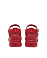 Braided Platform Sandals – Red - Image 3