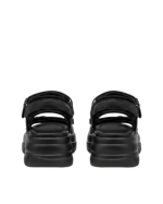 Women's Floral Comfort Sandals – Black - Image 3
