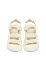 Triple Strap Comfort Sandals – Ivory