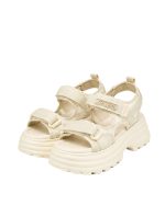 Triple Strap Comfort Sandals – Ivory - Image 2