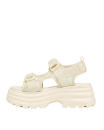 Triple Strap Comfort Sandals – Ivory - Image 3