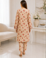 3-Piece Lawn Suit with Embroidered Shirt & Doriya Dupatta - Image 3