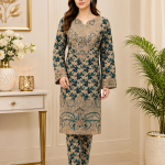 3-Piece Lawn Suit with Embroidered Neck, Sleeves & Daman
