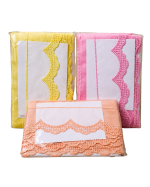 Premium Pastel Organza Cutwork Lace – 2.5 Inch Embroidered Border