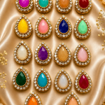 Premium Teardrop Rhinestone Buttons