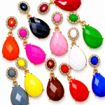 Premium Teardrop Rhinestone Charms
