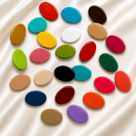Premium Plain Oval Buttons