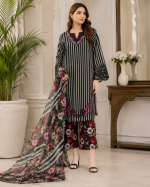 3-Piece Lawn Printed Suit with Embroidered Details