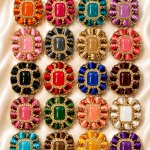 Premium Braided Beaded Floral Motif