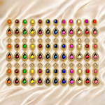 Premium Gemstone Rhinestone Hanging Trim
