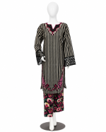3-Piece Lawn Printed Suit with Embroidered Details - Image 4