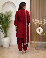 Handwork Raw Silk 3-Piece Suit - Image 2