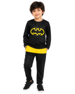 Kids Batman Super Hero Suit – Black & Yellow Costume