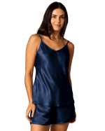 Luxury Silk CamiSole & CamiShorts Set – Korean Style Women's Satin Nightwear - Image 4