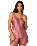 Luxury Silk CamiSole & CamiShorts Set – Korean Style Women's Satin Nightwear - Image 5