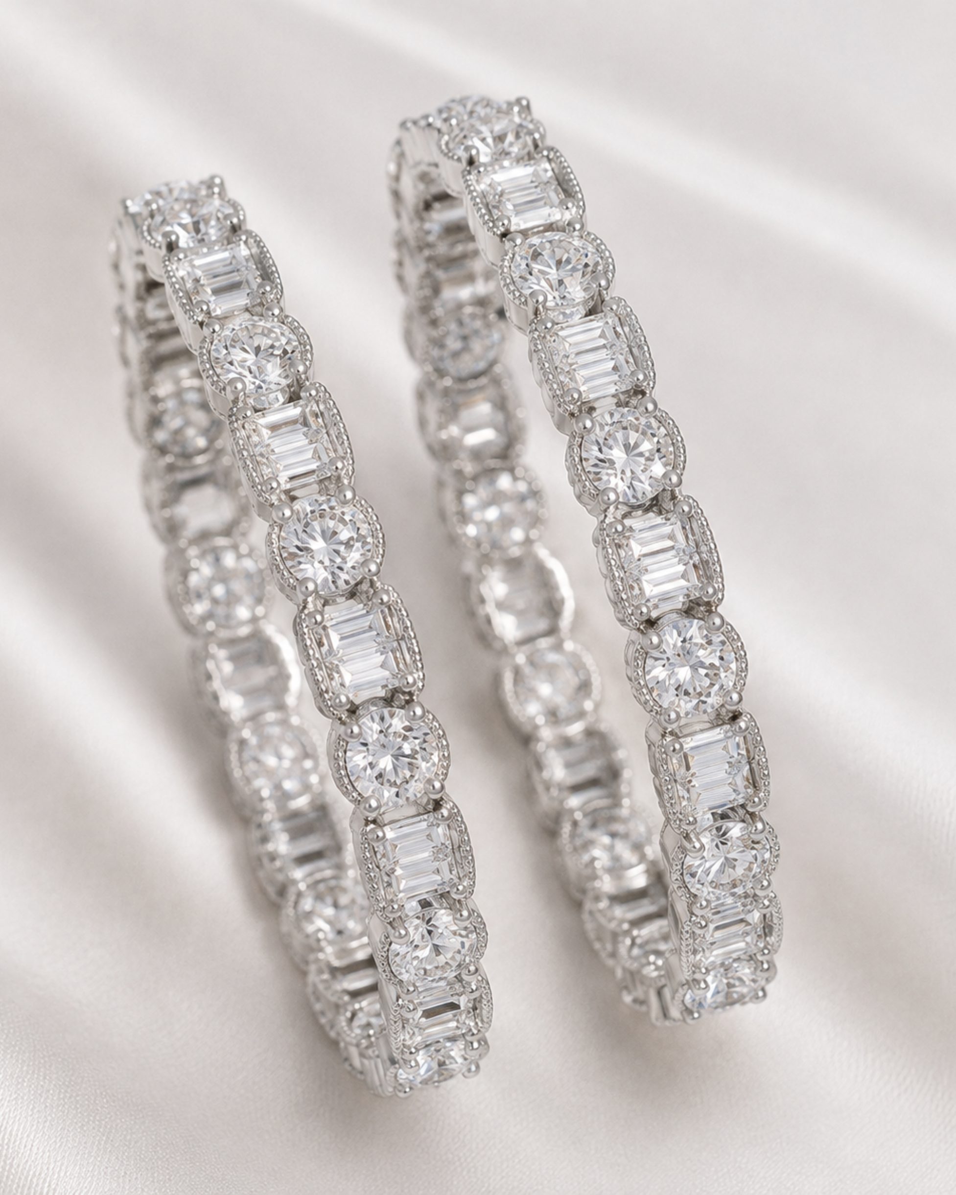 276 Luxury Faux Crystal Tennis Bracelet for Women - Image 1