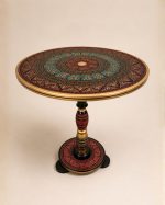 Blanqa Black Naqshi Round Coffee Table | Auris Atelier