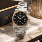 Tissot PRX Powermatic 80 Style Men’s Stainless Steel Watch – Black Waffle Dial
