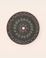 Blanqa Black Naqshi Round Coffee Table | Auris Atelier - Image 3
