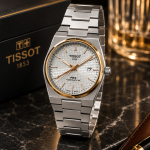 Tissot PRX Powermatic 80 Style Men’s Stainless Steel Watch – Silver Checkerboard Dial
