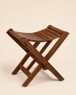 Flexora Foldable Sheesham Wood Bench | Auris Atelier - Image 2