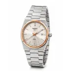 Tissot PRX Quartz Style Men’s Watch – Satin Silver Dial & Rose Gold Bezel