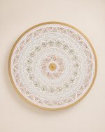 Ivora White Naqshi Round Coffee Table | Auris Atelier - Image 3