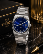 Tissot PRX Quartz Style Men’s Watch – Sunburst Dark Blue Dial