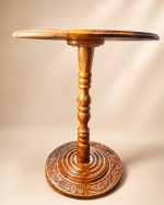 Premium Hearth Round Coffee Table – Handcrafted Sheesham Wood | Auris Atelier - Image 3