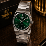 Tissot PRX T-Classic Quartz Style Men’s Watch – Emerald Green Dial