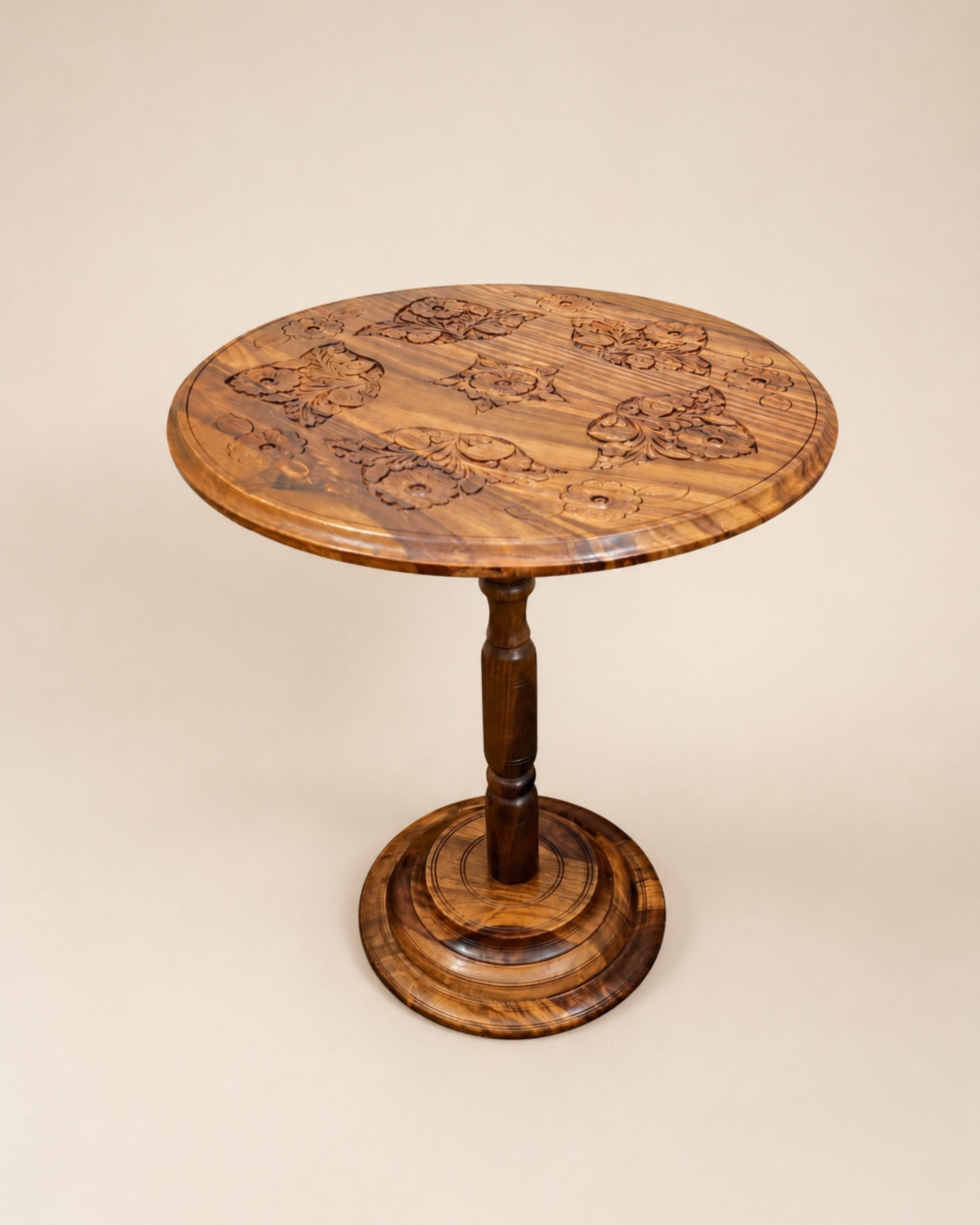 321 Signature Hearth Hand-Carved Sheesham Coffee Table | Auris Atelier - Image 1