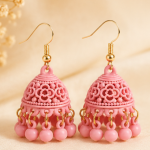 Multicolor Floral Jhumka Earrings