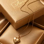 Elegant Gold Heart Pendant Necklace