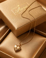 Elegant Gold Heart Pendant Necklace