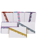Trendy Multi-Color Leaf Cutwork Lace Short Description