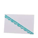 Stylish Leaf-and-Loop Organza Cutwork Lace